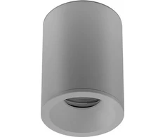 GTV SENSA AQUA lubinis šviestuvas, aliuminis, 85x115, IP54, maks. 50 W, apvalus, pilkas