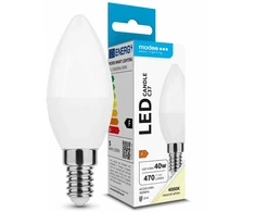 GTV Modee E14 4,9W LED žvakė šalta 4000K (352981,00)
