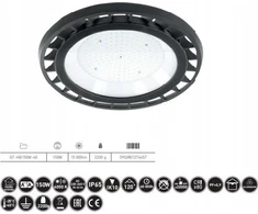 GTV G-TECH HIGH BAY,150W,15000lm,AC220-240V,50-60Hz,IP65,RA>80,PF>0,9,4000K