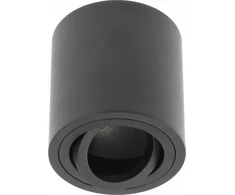 Lubinis šviestuvas GTV Lamp surface mounted AVEIRO BIS, IP20, round, juodas