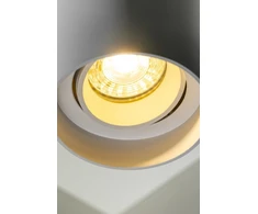 GTV Lubinis šviestuvas RESTO, PC, φ80x125mm, IP20, maks. 20W, apvalus, baltas