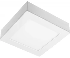 GTV SAMBA LED lempa, 7W, 500lm, AC175-250V, 50/60 Hz, PF>0,5, RA>80, IP40, 120°, 4000K, kvadra