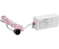 GTV Vieno greičio bekontaktis jungiklis stumdomoms durims maks. 500W AC 220-240V 50/60Hz IP20 juodas jutiklis AE-WBEZDB-10S