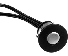 GTV Maitinimo perjungiklis, reguliuojantis 12V 24W juodą fi 22x16mm skylutę fi18 (AE- WDSC- 10DIMAS)