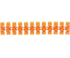 GTV 12 takelių gnybtų jungtis 2.5mm2 3A oranžinė lZ-25 LZ-25MM00-00