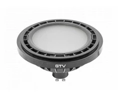 GTV LED lemputė GU10 ES111 12.5W 1100lm 3000K 120 laipsnių AC220-240V juoda LD-ES111WW13W120-10