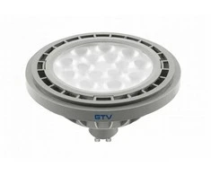 GTV LED lemputė GU10 ES111 12.5W 1250lm 4000K 40 laipsnių AC220-240V pilka LD-ES111NW13W40-15