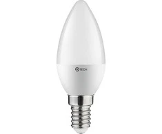 Bikuva.lt LED lemputė, C30, SMD 2835, WARM Baltas, E14, 3W, AC220-240V, 160° šviesos kampas, 200 lm,