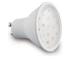 GTV LED lemputė, C30, SMD 2835, WARM Baltas, GU10, 4W, 230V, 120° šviesos kampas, 300 lm, 43 mA