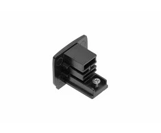 GTV Universalus galinis dangtelis trifazėms X-RAIL šynoms, 35x31 mm, juodas