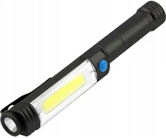 GTV LED žibintuvėlis 6W, 3 režimai (pagrindinis, papildomas, raudonas įspėjamasis), 3xAA1,5V,