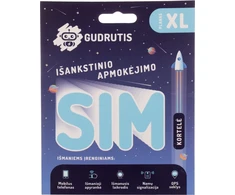 KORTELĖ IŠANKS APMOKĖJIM GUDRUTIS SIMXL