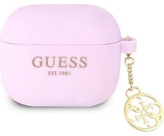 Guess GUA3LSC4EU „AirPods 3“ dangtelis violetinis / violetinis „Charm 4G Collection“