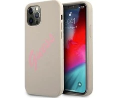 Dėklas GUESS GUHCP12MLSVSGP IPHONE 12/12 PRO 6.1 "GRAY Rožinis/GRAY Rožinis HARDCASE SILICONE VINTAGE