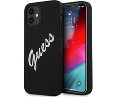 Dėklas GUESS HARDCASE GUHCP12SLSVSBW SILICONE VINTAGE IPHONE 12 MINI Juodas/Baltas