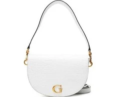 Guess, Danna, Polyurethane, Textile Bag, Baltas, HWCA8420190WHI, For Women, 24 x 17 x 5 cm