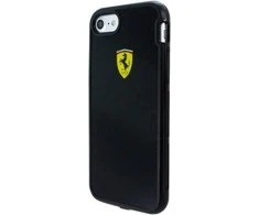 Ferrari Harddėklas FEHCP7BK Apple iPhone 7/8/SE2020 / SE 2022 juodos spalvos/skaidrus Racing Shield