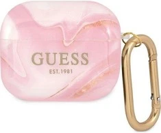Apple AirPods 3 Guess Marble Collection (GUA3UNMP) ausinių dėklas rožinės spalvos