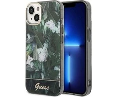Guess Jungle Collection iPhone 14 Dėklas - Žalias