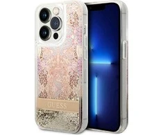 Guess Paisley Liquid Glitter telefono dėklas iPhone 14 Pro