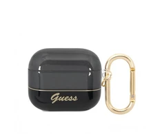 Case for headphones Guess Apple AirPods 3 Translucent Case Juodas