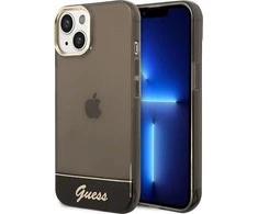 Dėklas GUESS GUHCP14MHGCOK IPHONE 14 PLUS / 15 PLUS 6.7 "Juodas / Juodas HARDCASE TRANSLUCENT