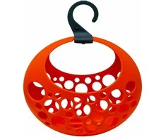 Style Basket for laundry tongs Love oranžinis 29x13x31cm