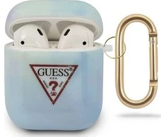Apple AirPods Guess Tie &amp; Dye Collection (GUACA2TPUMCGC02) ausinių dėklas mėlynos spalvos