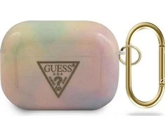 Apple AirPods Pro Guess Tie &amp; Dye Collection (GUACAPTPUMCGG01) ausinių dėklas rožinės spalvos
