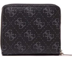 Guess, Camy, Textile Wallet, Logo Detail, SG774137, Coal, Mini, For Women