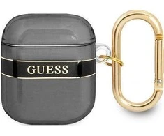 GUESS GUA2HTSK AIRPODS 1/2 COVER Juodas/Juodas STRAP COLLECTION