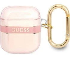 „Guess“ GUA2HHTSP „AirPods“ dangtelis rožinės spalvos dirželių kolekcija
