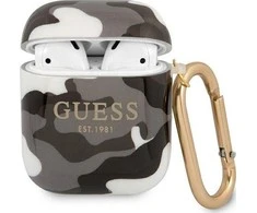 Apple AirPods Guess Camo Collection (GUA2UCAMG) ausinių dėklas juodos spalvos