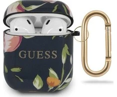 GUESS AIRPODS dangtelis GUACA2TPUBKFL03 Mėlynas N.3 GĖLIŲ KOLEKCIJA