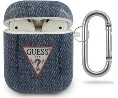 Apple AirPods Guess Jeans Collection (GUACA2TPUJULDB) ausinių dėklas mėlynos spalvos