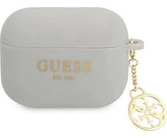 GUESS GUAPLSC4EG AIRPODS PRO COVER GRAY/GRAY SILICONE CHARM 4G COLLECTION