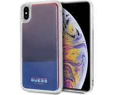 Dėklas GUESS HARD CASE CALIFORNIA šviečia tamsoje GUHCI65GLCRE IPHONE XS MAX Raudonas