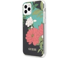 Dėklas Apple iPhone 11 Pro Guess N°1 Flower Collection (GUHCN58IMLFL01) juodos spalvos