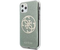 Dėklas GUESS HARD CASE CIRCLE GLITTER GUHCN58PCUGLKA IPHONE 11 PRO KHAKI