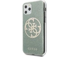 Dėklas GUESS HARD CASE CIRCLE GLITTER GUHCN65PCUGLKA IPHONE 11 PRO MAX KHAKI