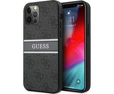 Dėklas Guess GUHCP12L4GDGR iPhone 12 Pro Max 6,7" pilka/pilka kieto dėklo 4G juostelė