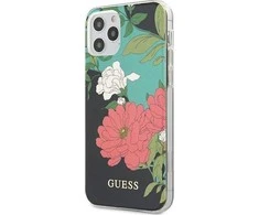 Dėklas Apple iPhone 12 Pro Max Guess N°1 Flower Collection (GUHCP12LIMLFL01) juodos spalvos