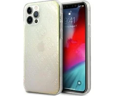 Apple iPhone 12 / 12 Pro Guess dėklas 4G 3D Pattern Collection (GUHCP12M3D4GIRBL) įvairiaspalvis