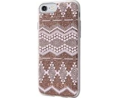 Dėklas GUESS HARD CASE AZTEC TRIBAL 3DGUHCP7TGPI IPHONE 7 / 8 / SE 2020 TAUPE