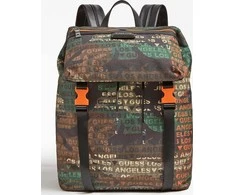 Guess, Salameda, Textile Backpack, Camouflage, Nešiojamas kompiuteris Compartiment, Unisex
