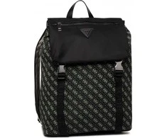 Guess, Salameda, Polyester, Textile Backpack, Juodas, Nešiojamas kompiuteris Compartiment, HMSLSPP0305, Unisex