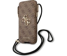 Guess 4G Big Metal Logo Pouch – Phone bag L max 6.7 (ruda)