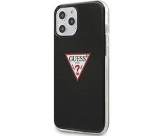 Apple iPhone 12 Mini Guess dėklas Triangle Collection (GUHCP12SPCUCTLBK) juodos spalvos