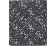 Guess, Vezzola, Textile Wallet, Small Billfold, SMVEZZPOL22, Juodas, For Men