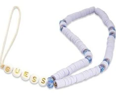 Guess pakabukas GUSTPEARU telefono dirželis alyvinės spalvos Heishi Beads